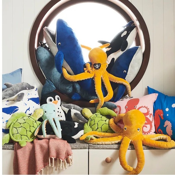 BLÅVINGAD yellow octopus, 20 \